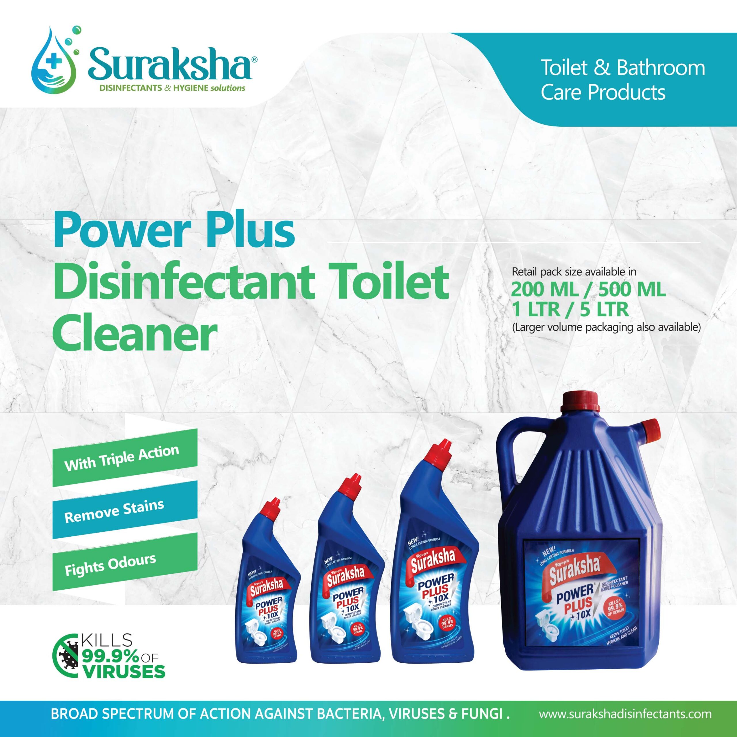 Power Plus Disinfectant Toilet Cleaner