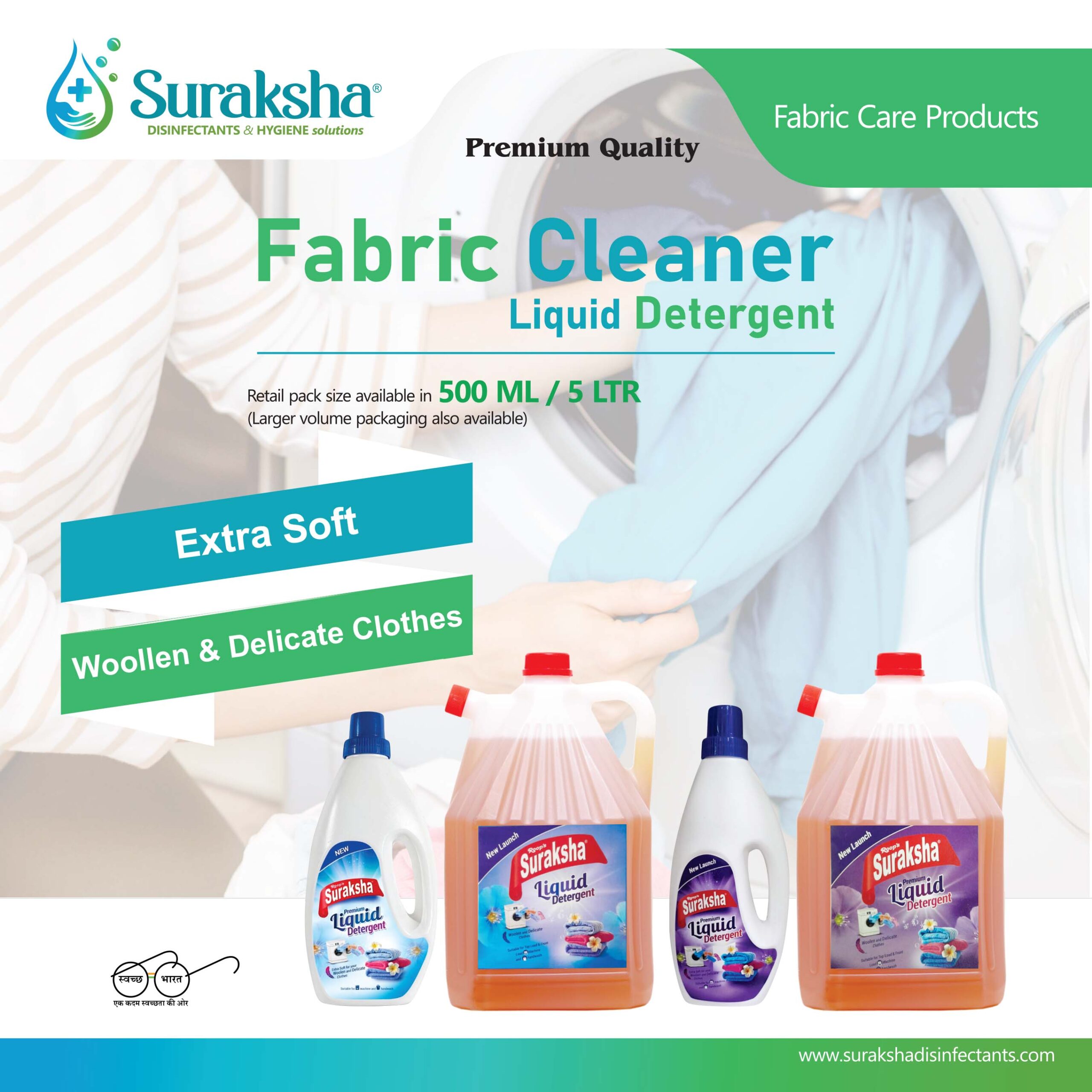 Fabric Cleaner Liquid Detergent